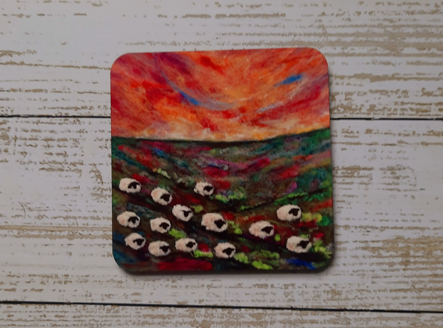 Yorkshire Landscape sheep coasters