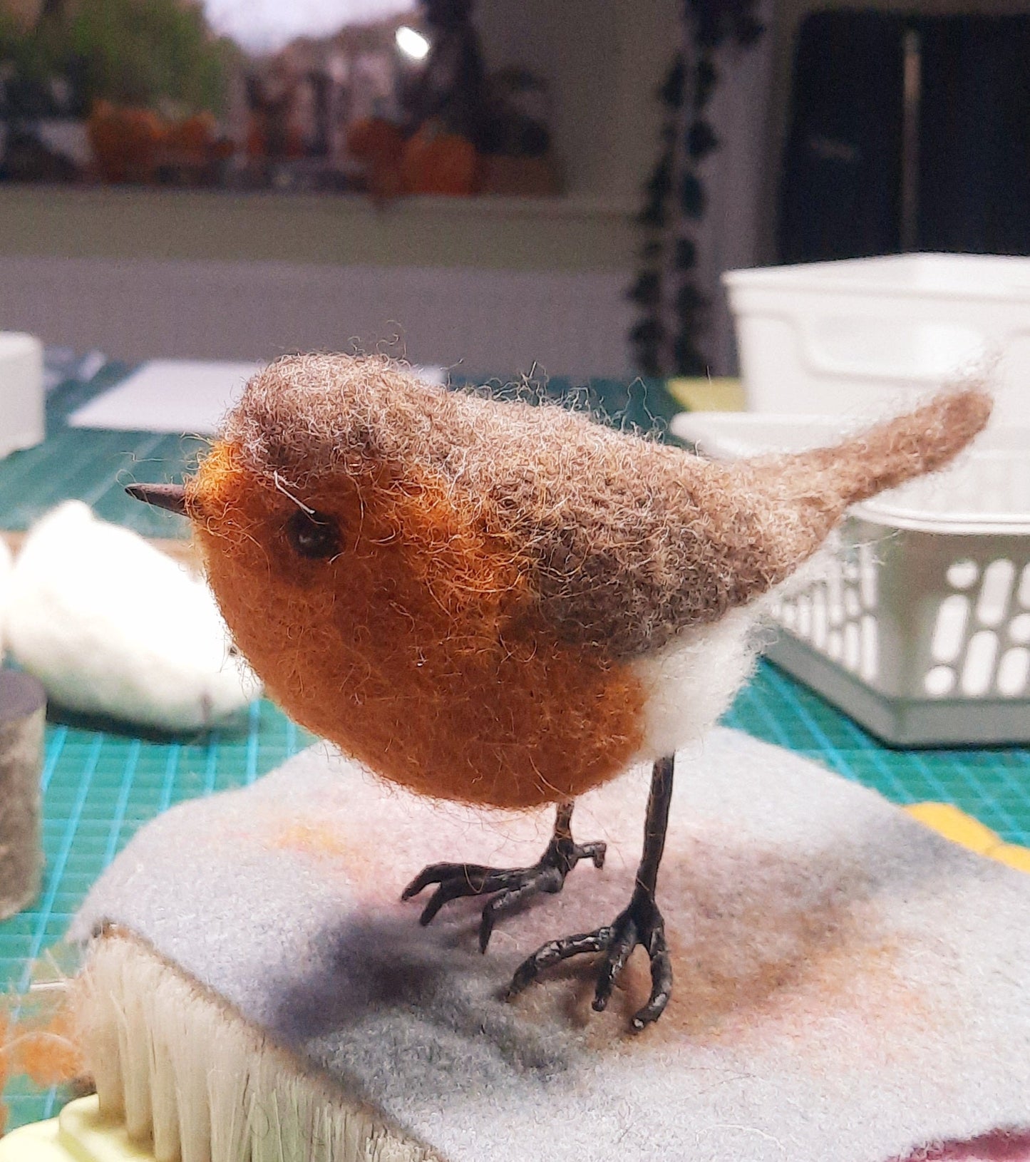 Robin - Felt Sculpture
