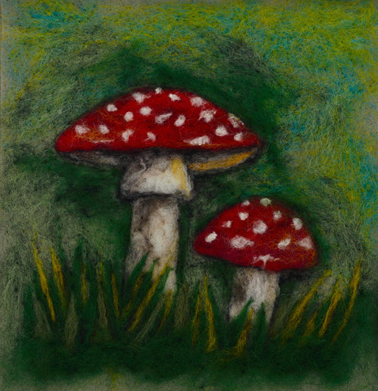 Woodland Mushrooms - Needle Felting Workshop £48