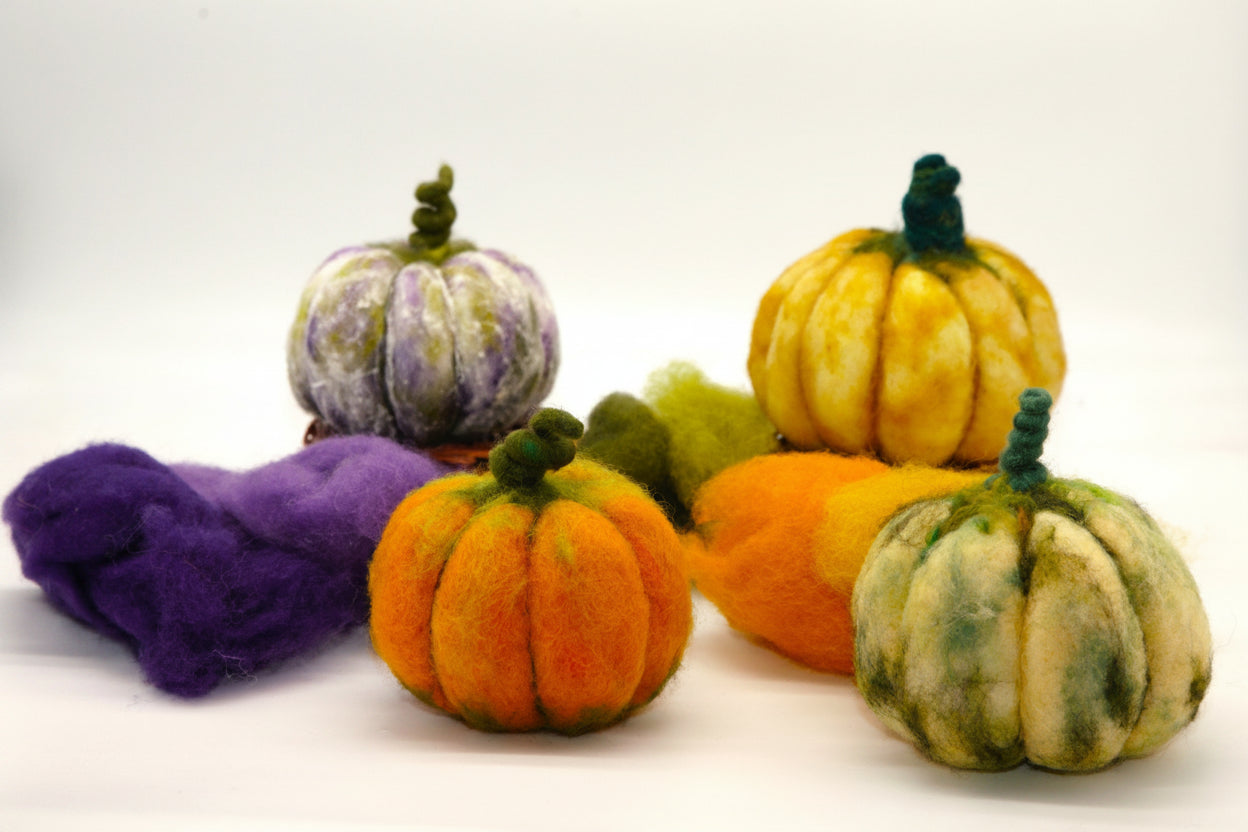 Halloween Pumpkin - Needle Felting Workshop