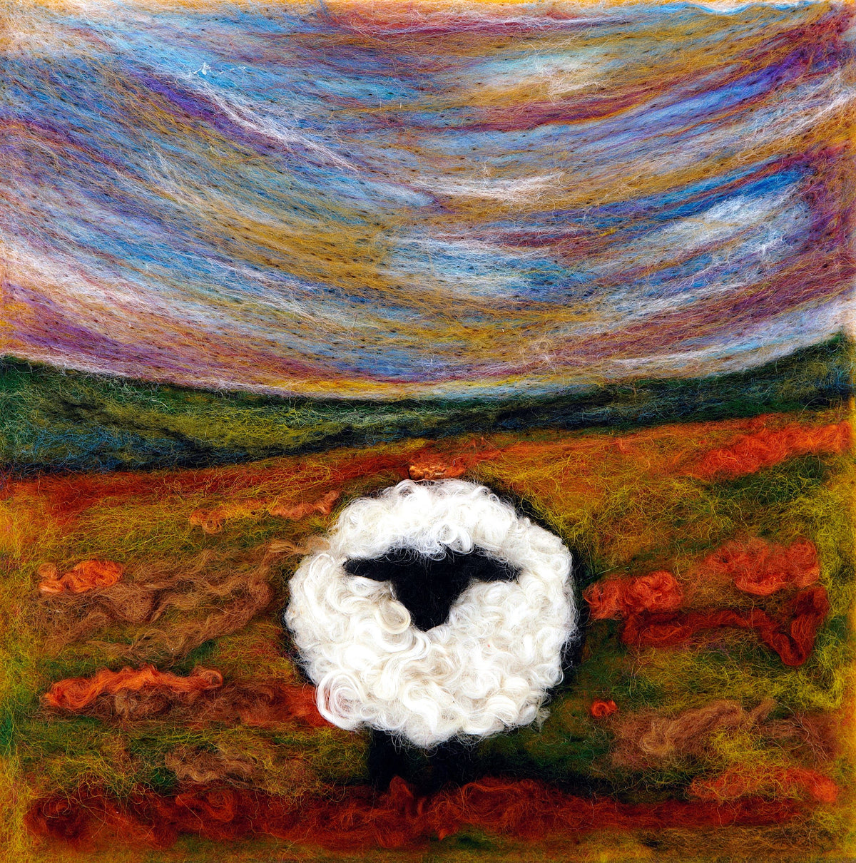 Sheep in the autumn Dales