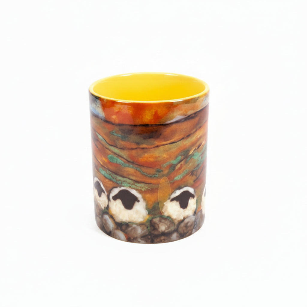 Whispers Beneath the Grimson Sky Mug