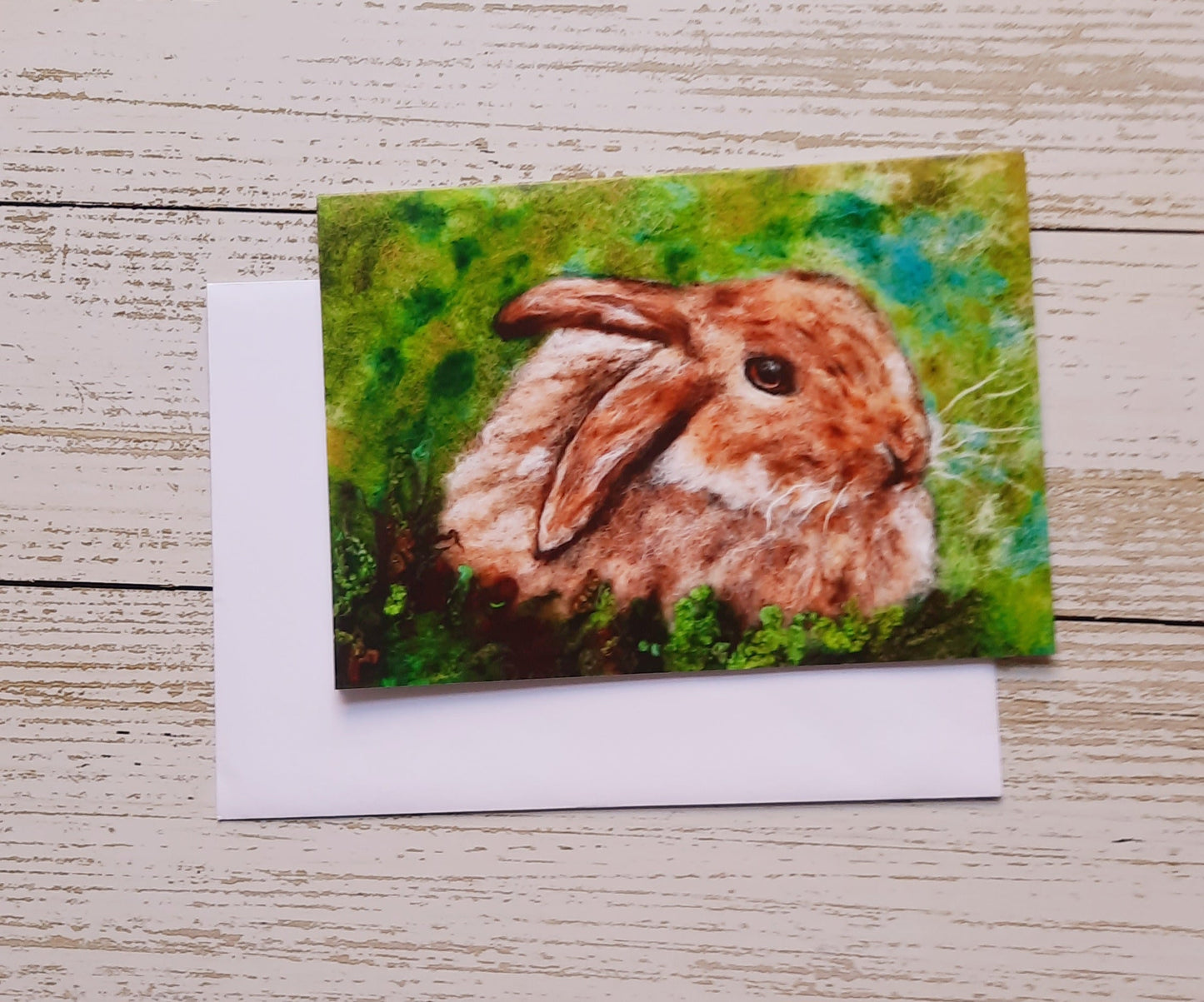 Grassland Bunny Creeting Card