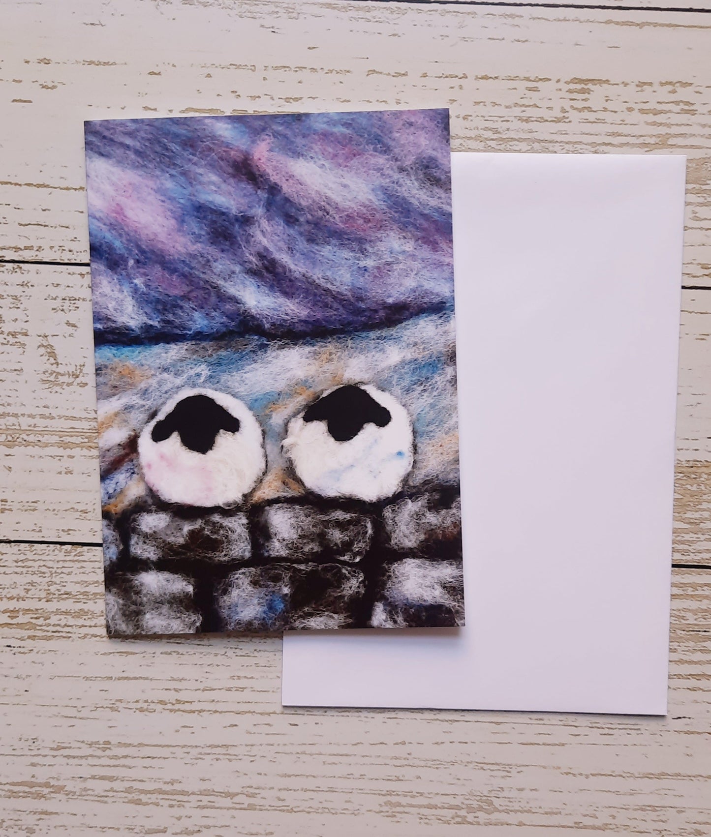 Sheep in Snow Greeting Card