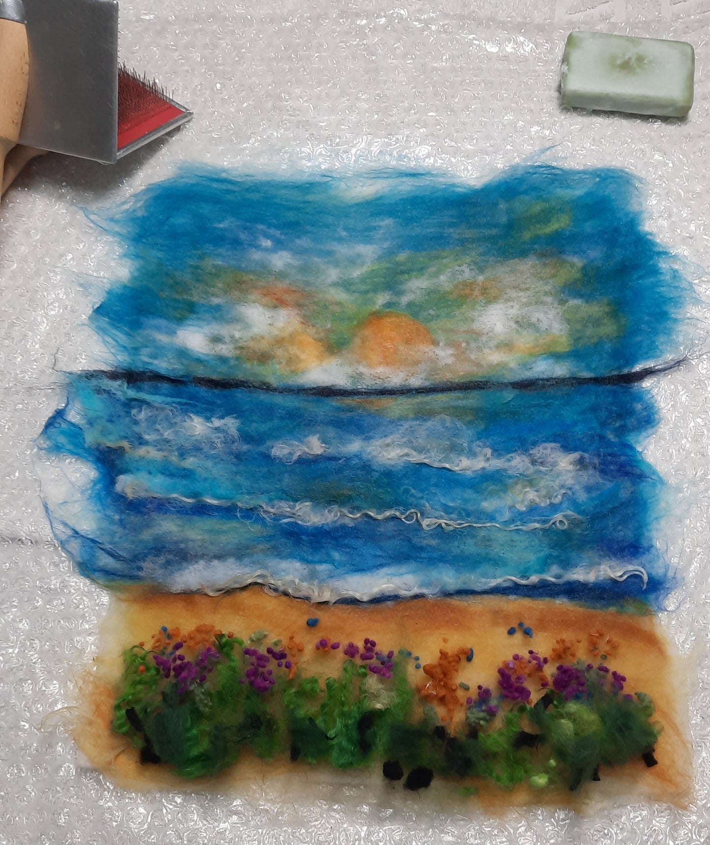 Yorkshire Sunset – Wet Felting Workshop