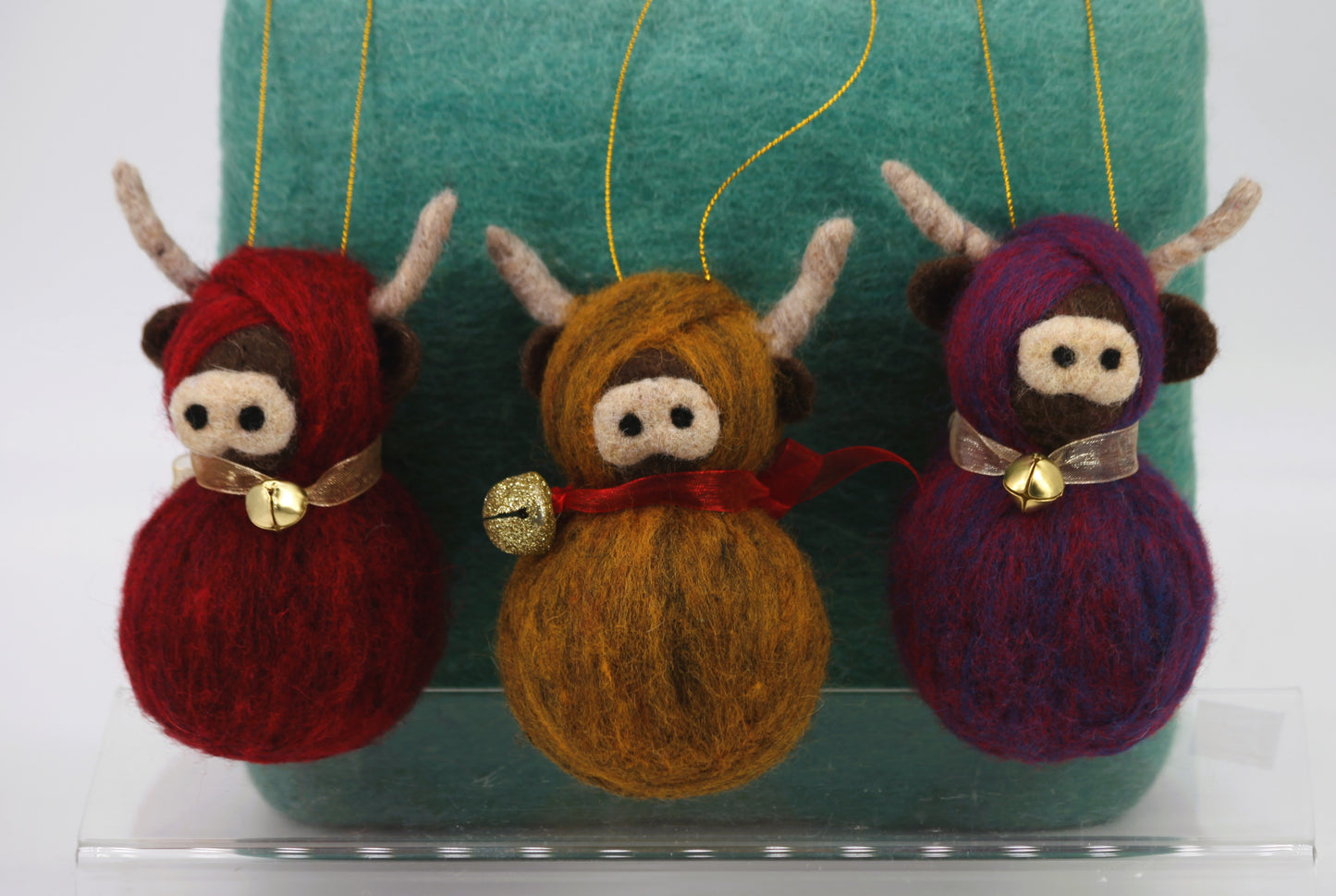 Highland Cow Festive Baubles – Needle Felting Workshop on 6th December 2025