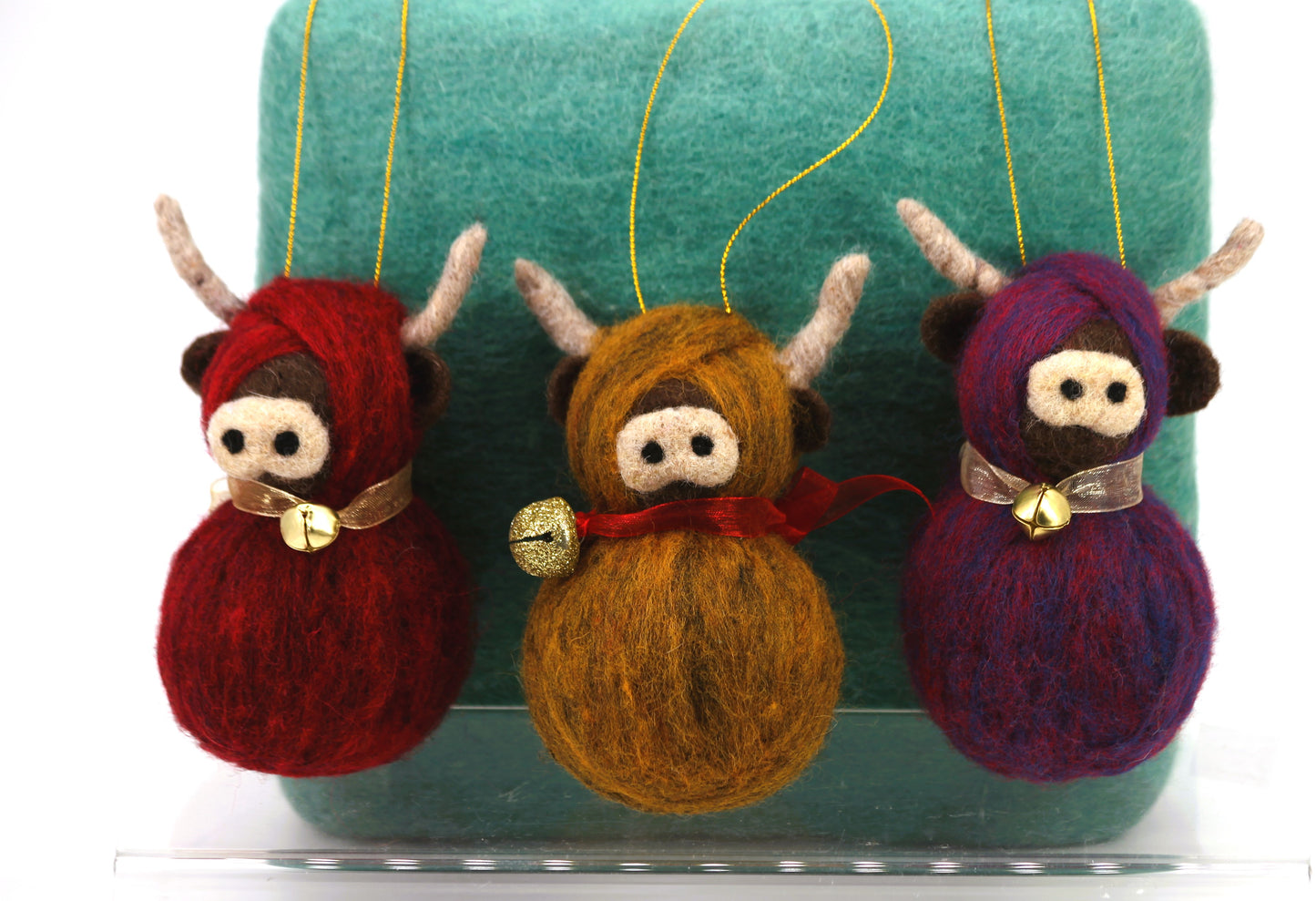 Highland Cow Festive Baubles – Needle Felting Workshop on 6th December 2025