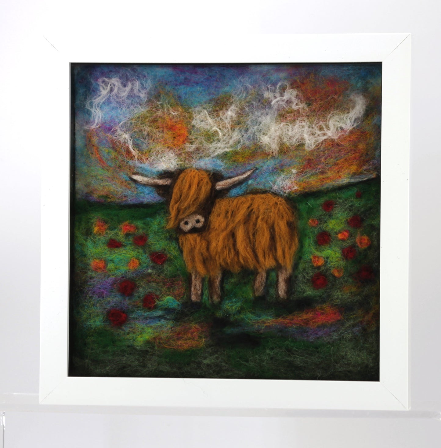 Highland Cow at Sunset – Picture Felting Workshop  18th October 2025