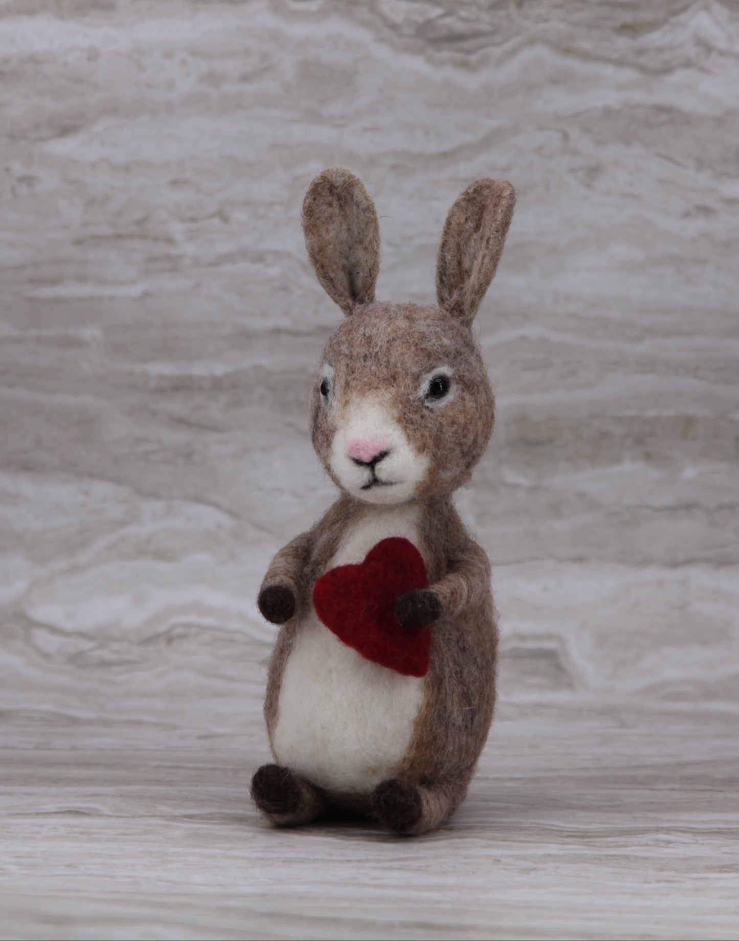Bunny Love - Felt Sculpure