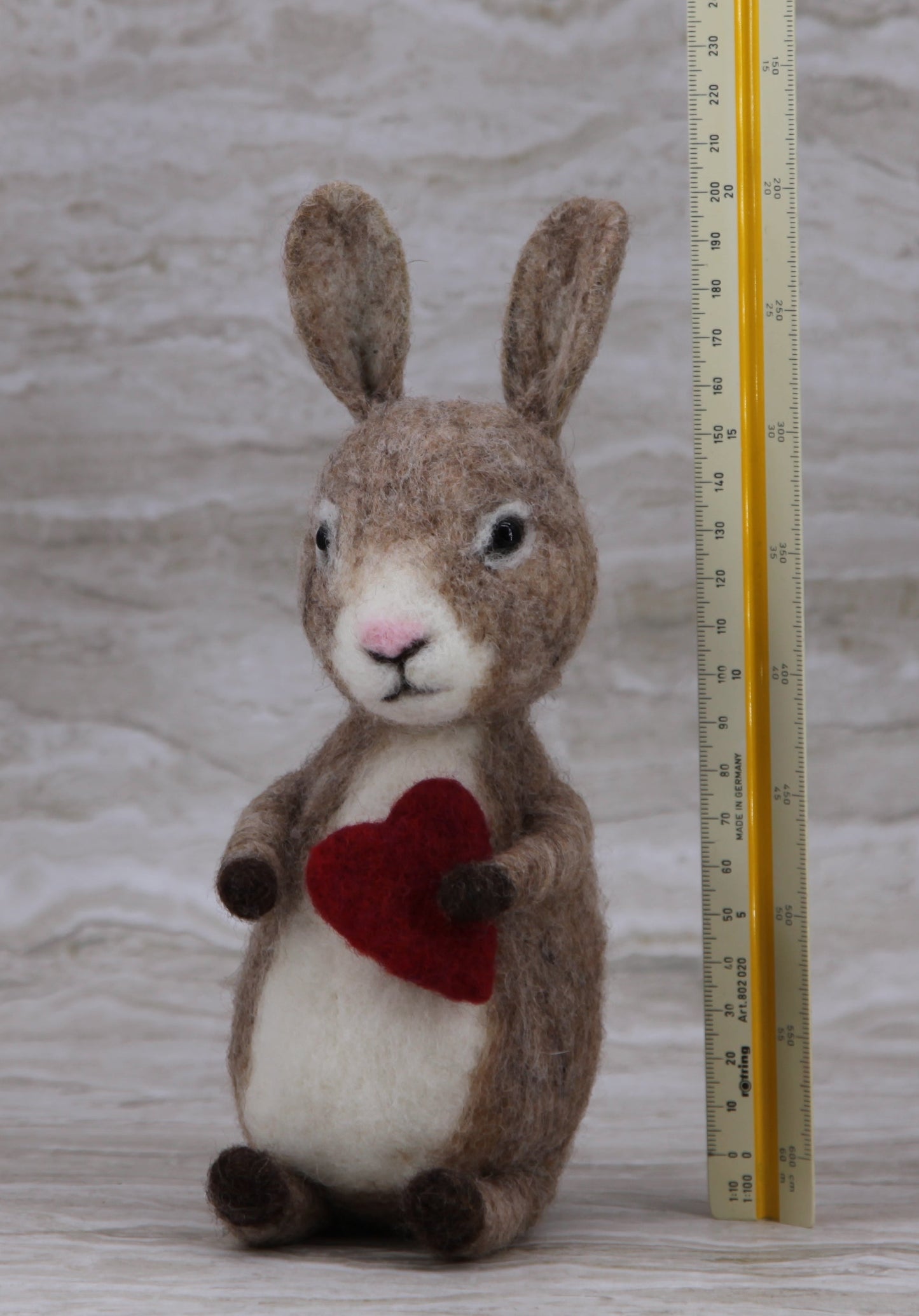 Bunny Love - Felt Sculpure