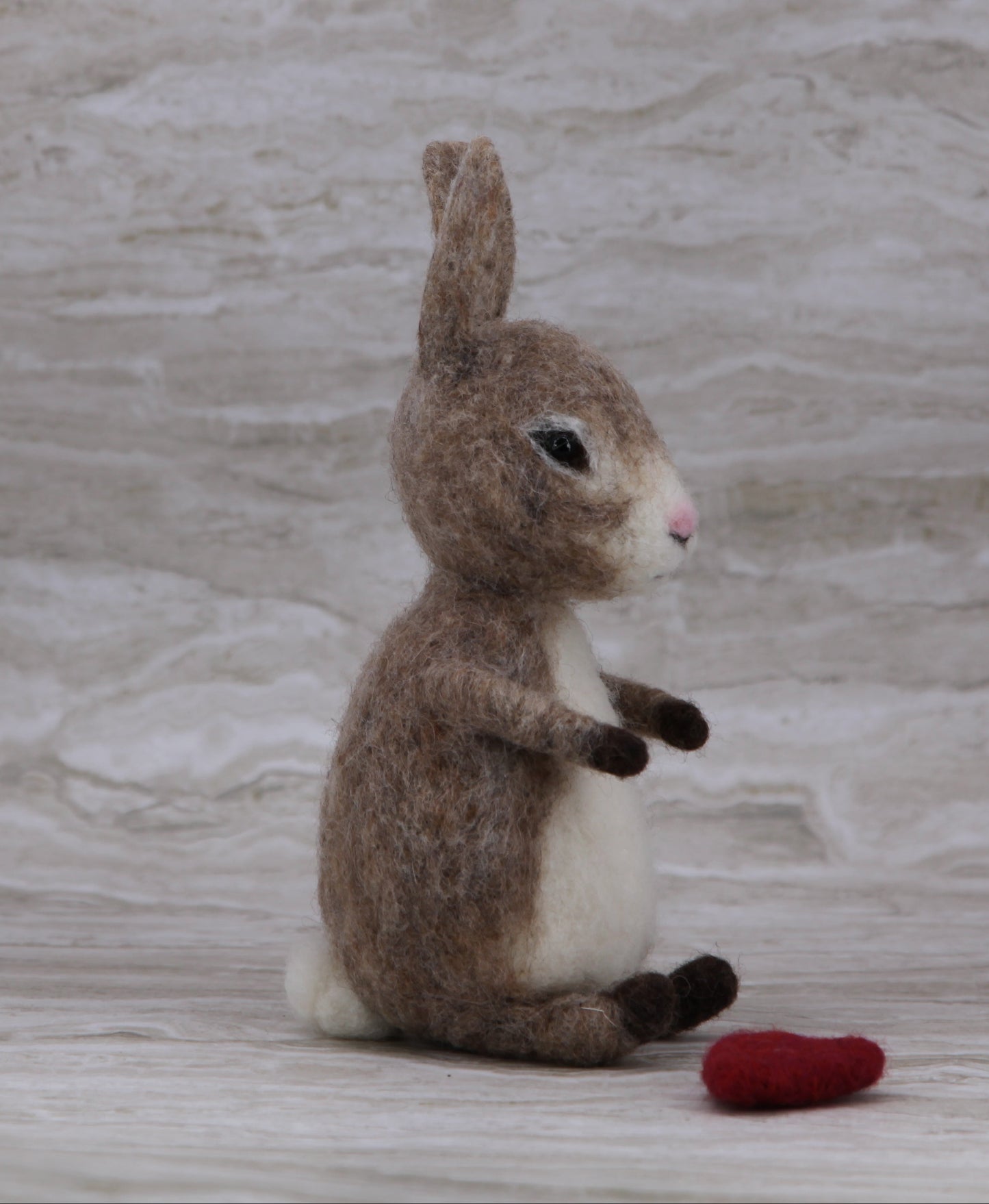 Bunny Love - Felt Sculpure