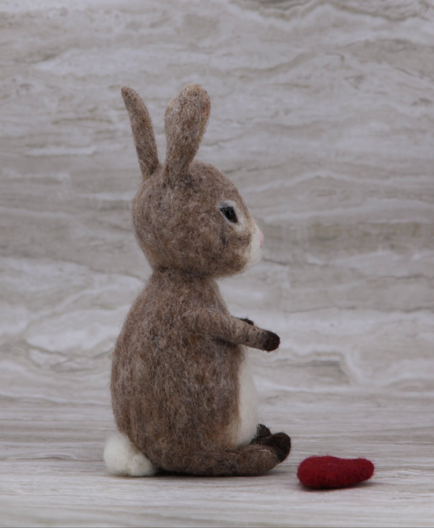 Bunny Love - Felt Sculpure