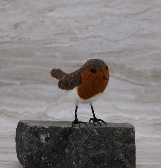 Robin - Felt Sculpture