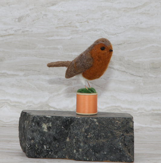 Rodin on bobbin - Felt Sculpture