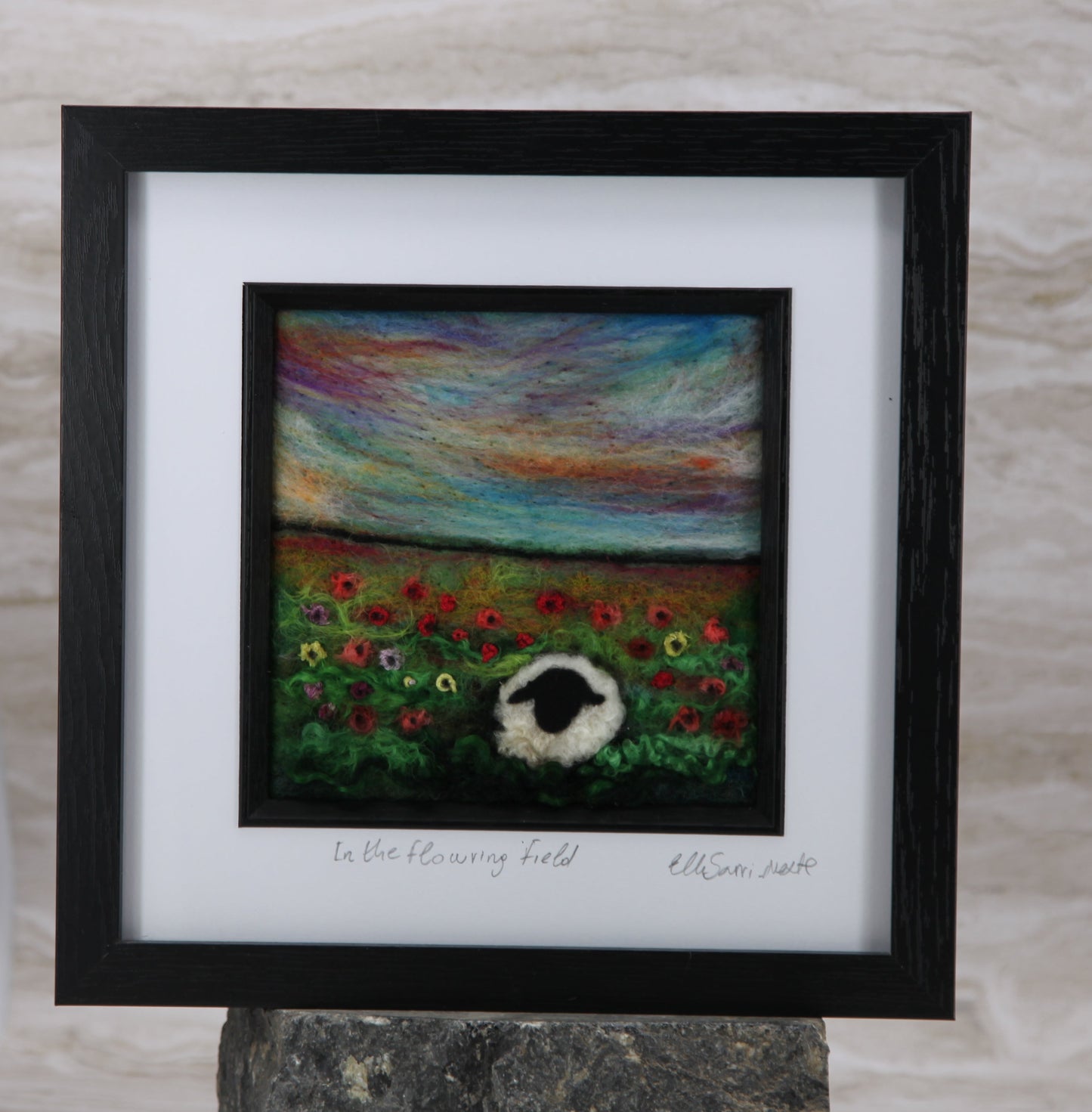 In the flowering field