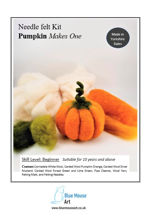 Needle Felted Pumpkin
