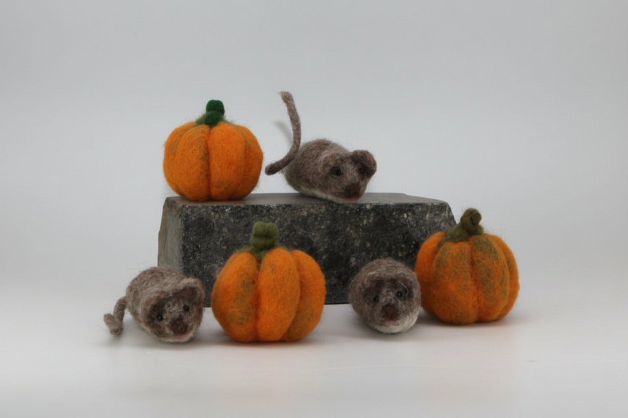 Halloween Mouse - Needle Felting Workshop