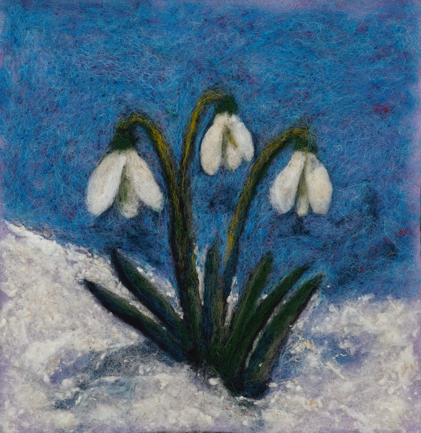 Snowdrops  - Picture Needle Felting Workshop