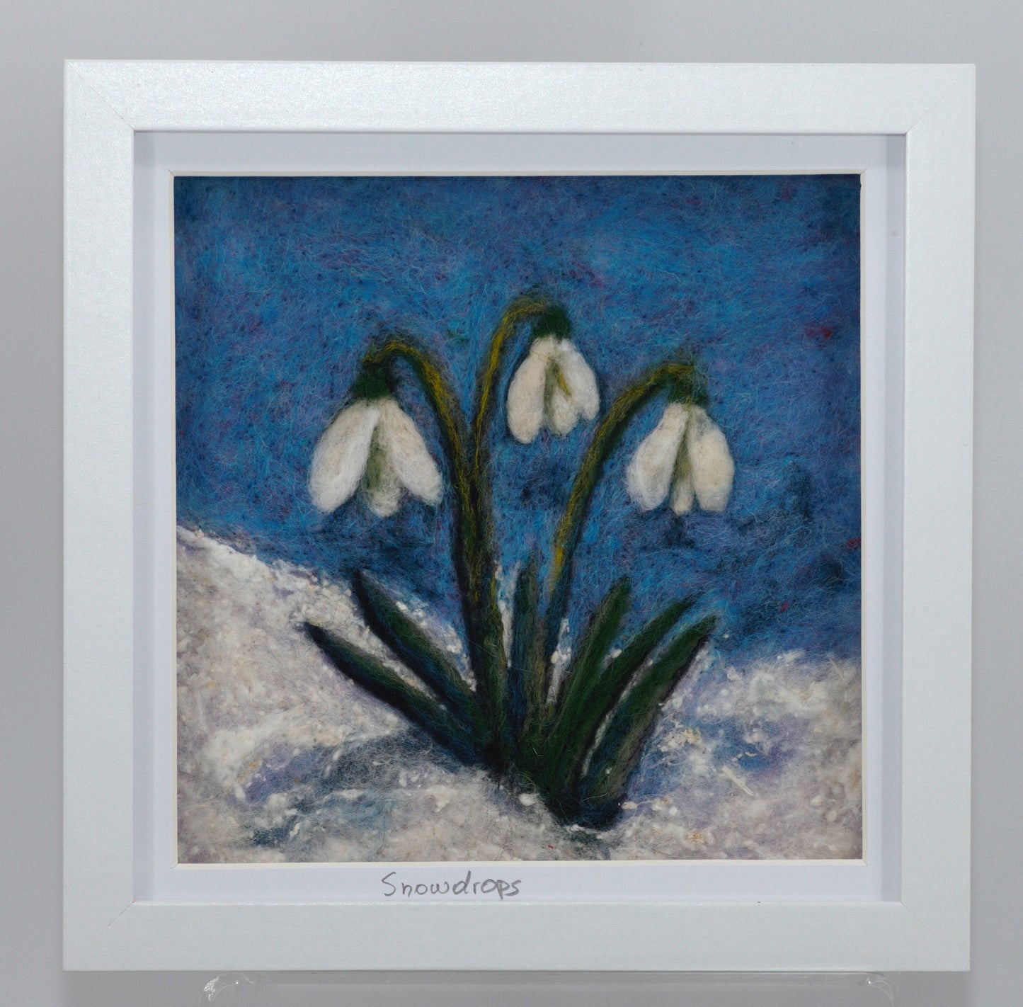 Snowdrops  - Picture Needle Felting Workshop