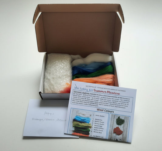 Wet Felting Kit Summer Meadow