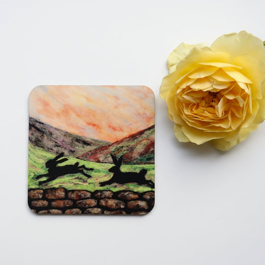 Running Hares - Eco Coaster