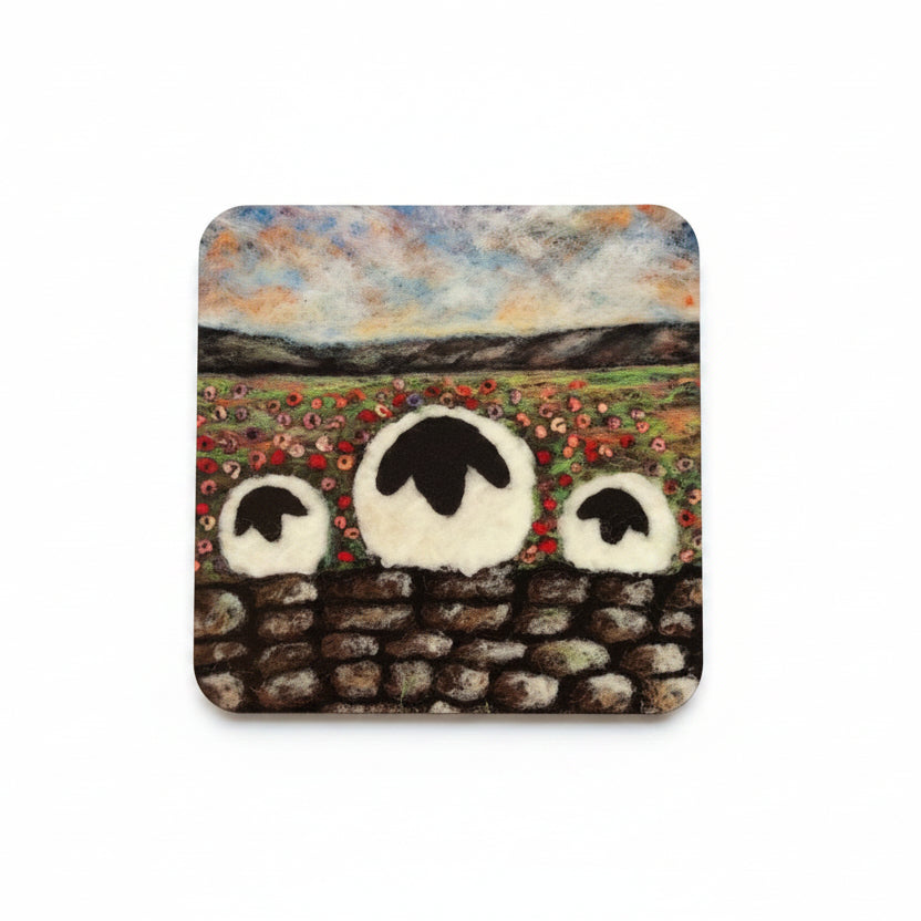 Yorkshire Sheep - Set of Four eco-coasters