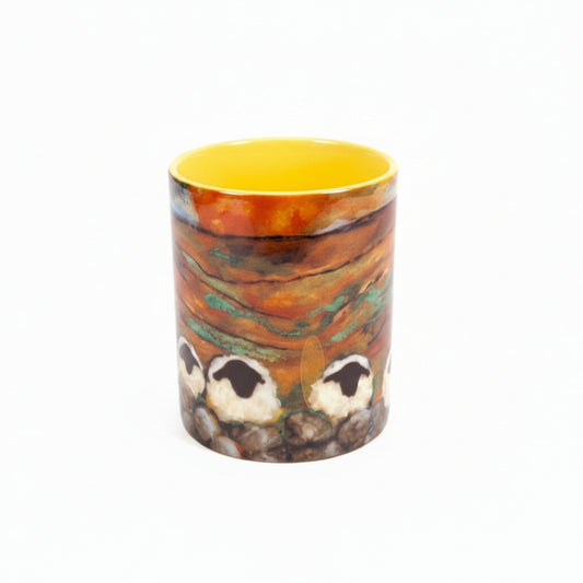 Whispers Beneath the Grimson Sky Mug