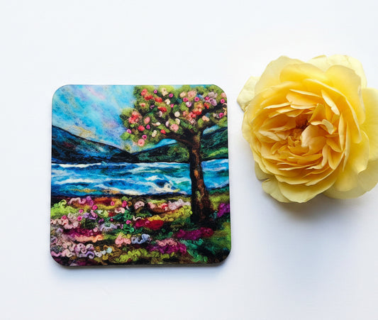 Springtime by the Riverbank - Eco Coaster