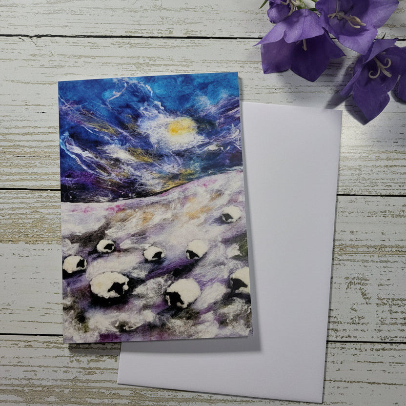 Moonlight Gathering in the Snow